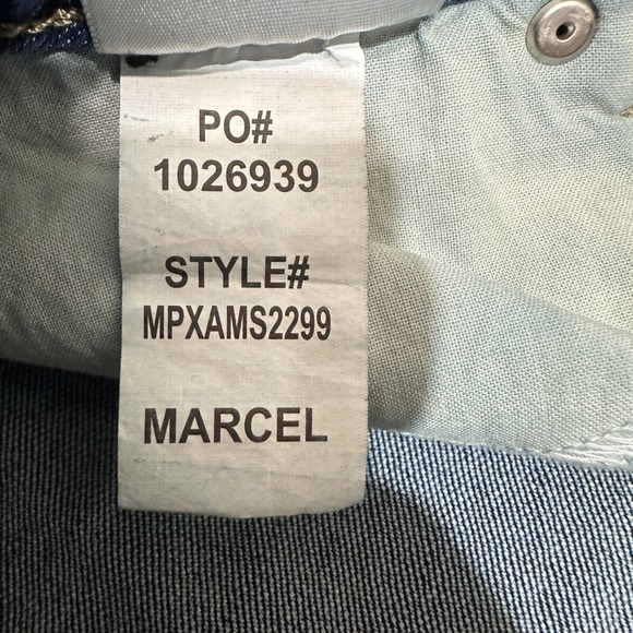 NYDJ Marilyn Straight Leg Lift Tuck Jeans Womens 14 (34x31) Medium Wash‎ Denim - Picture 10 of 13